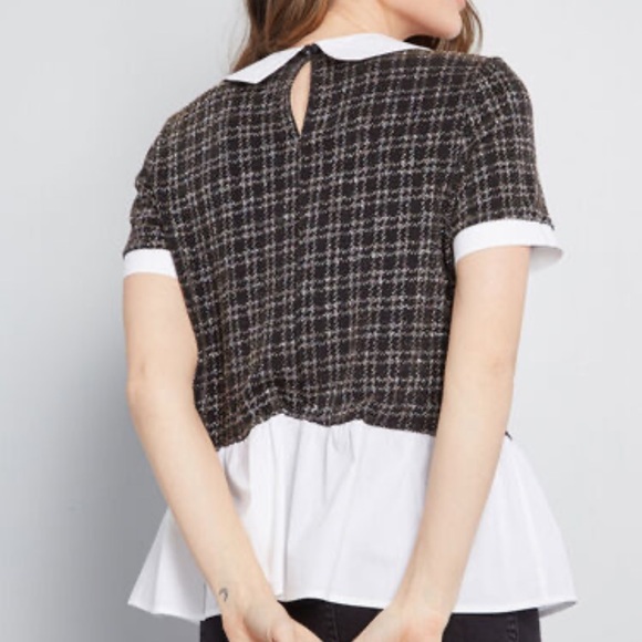 ModCloth Glitzy Situation top - Picture 3 of 8